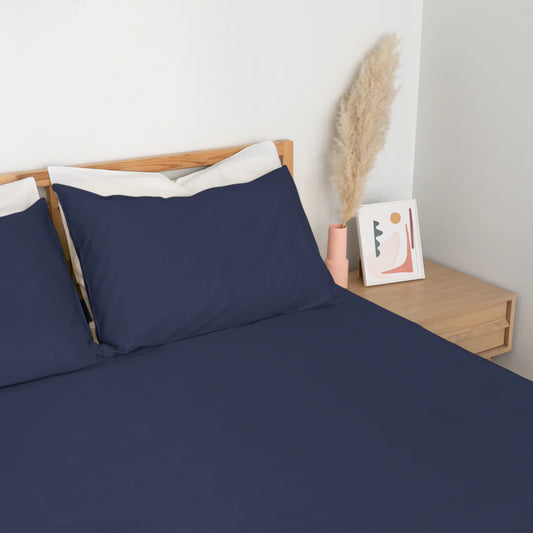 Sateen | Pillowcase Pair | Midnight