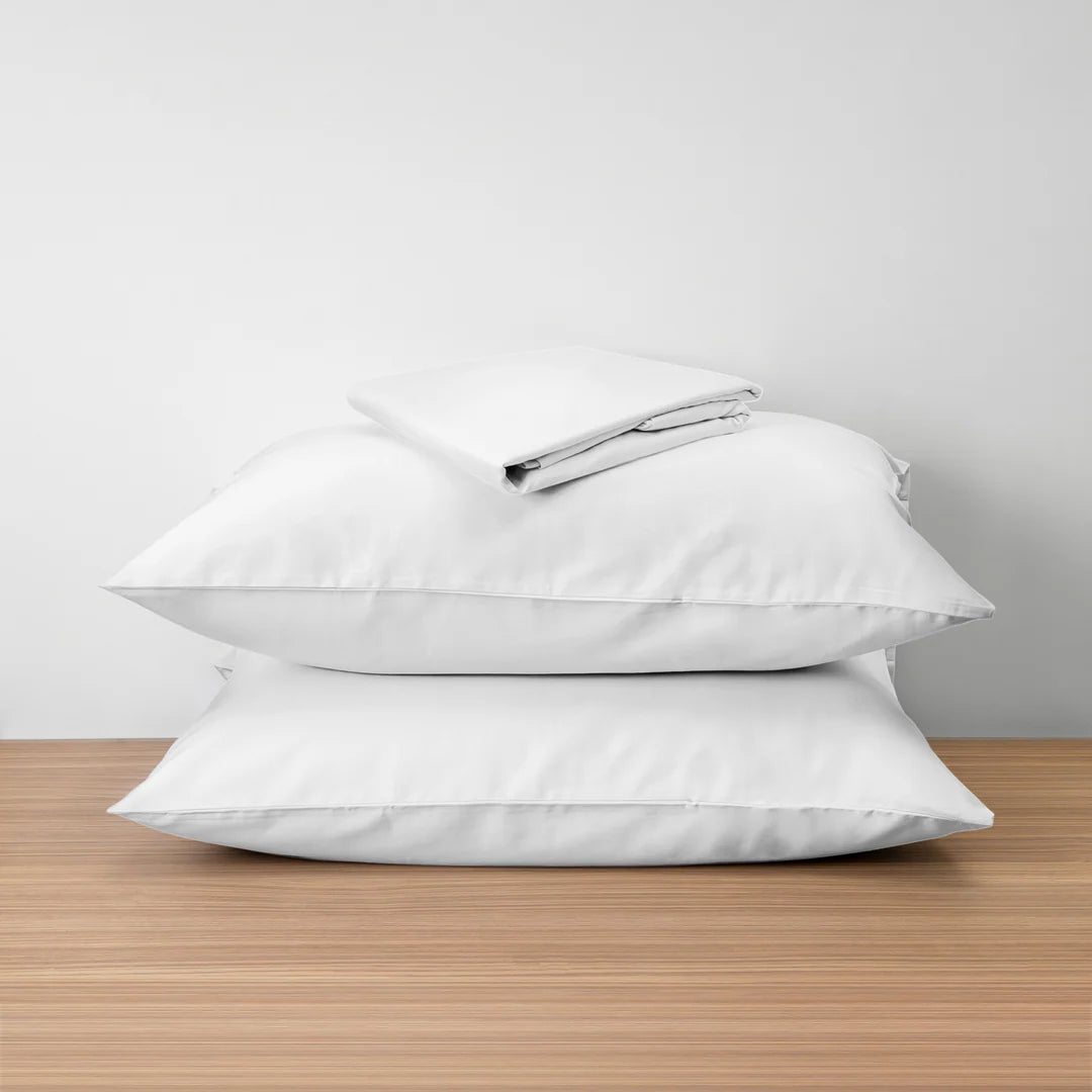 Cool & Crisp Percale | Pillowcase Pair | White