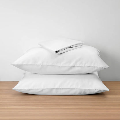 Cool & Crisp Percale | Pillowcase Pair | White