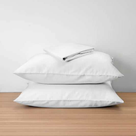 Cool & Crisp Percale | Pillowcase Pair | White