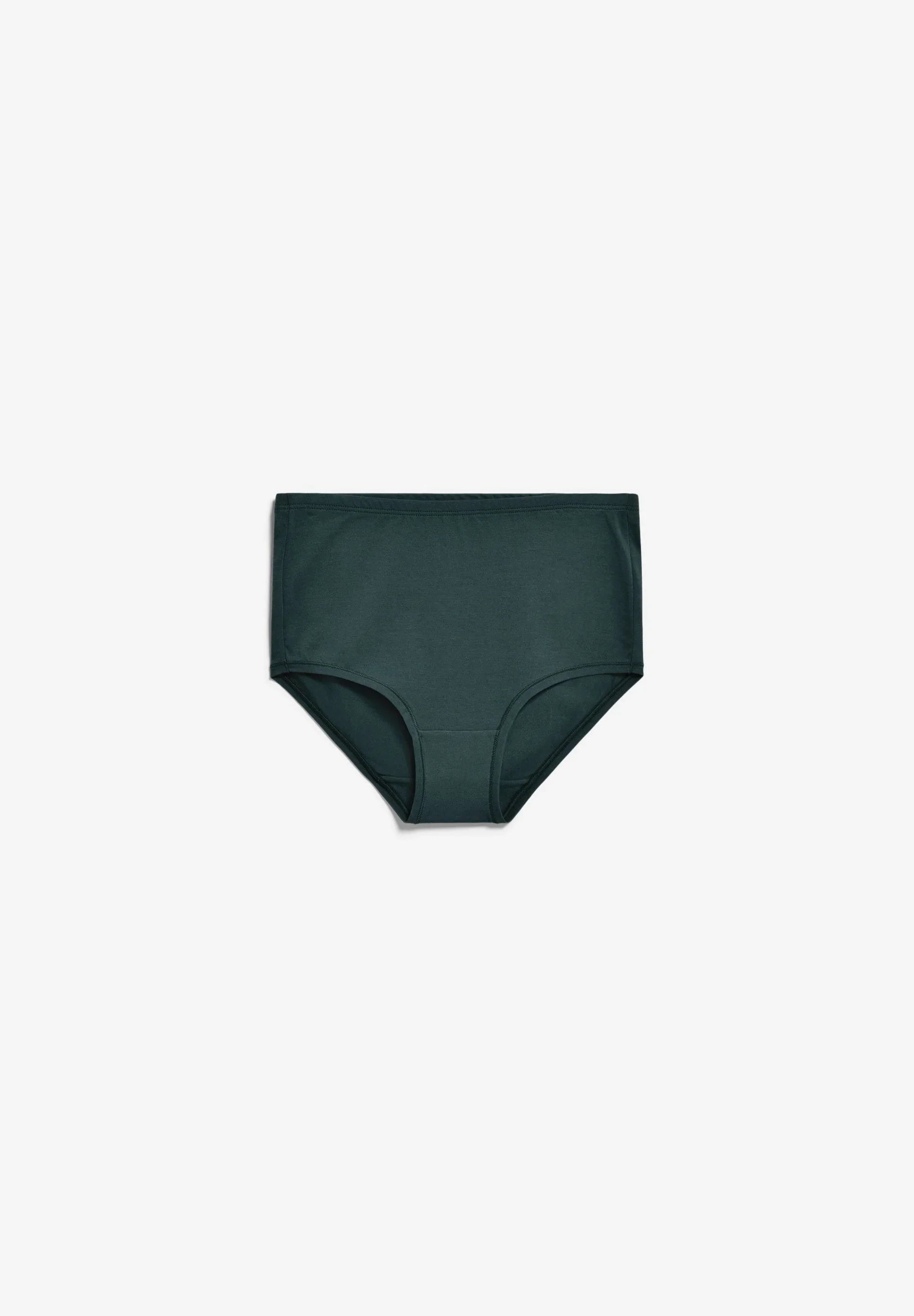 BIRTAA High Waist Underwear - ARMEDANGELS Canada teal flatlay front