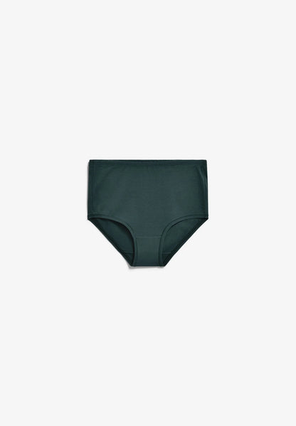 BIRTAA High Waist Underwear - ARMEDANGELS Canada teal flatlay front