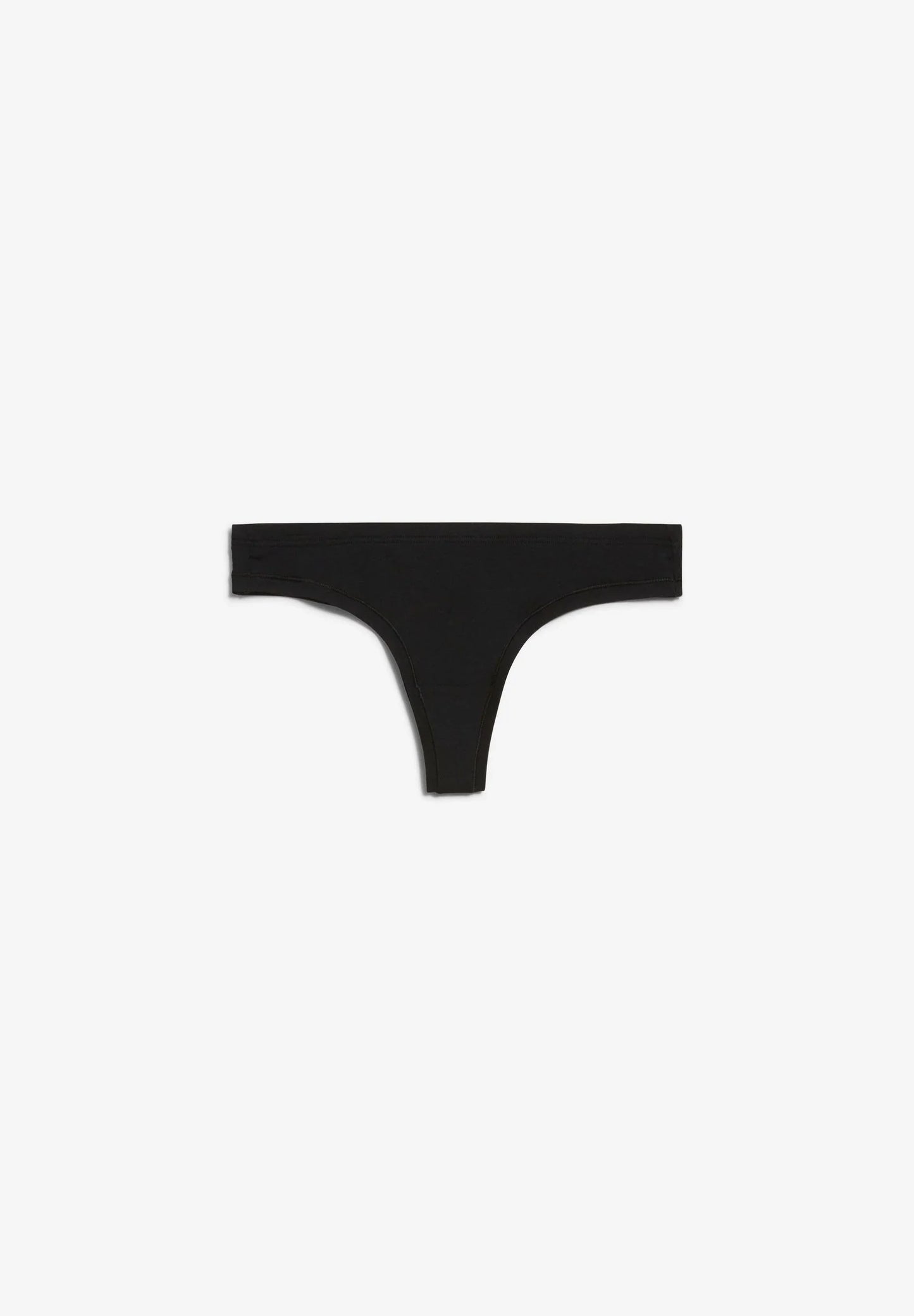 FAARA String Underwear - ARMEDANGELS Canada bikini underwear panties in black flatlay front
