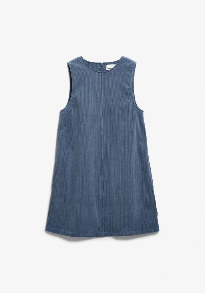 Corduroy Mini Dress in Dusty Moon- ARMEDANGELS Canada