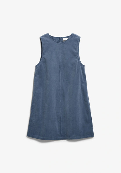 Corduroy Mini Dress in Dusty Moon- ARMEDANGELS Canada