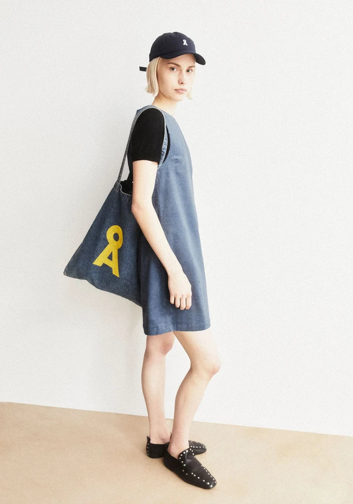 Corduroy Mini Dress in Dusty Moon- ARMEDANGELS Canada