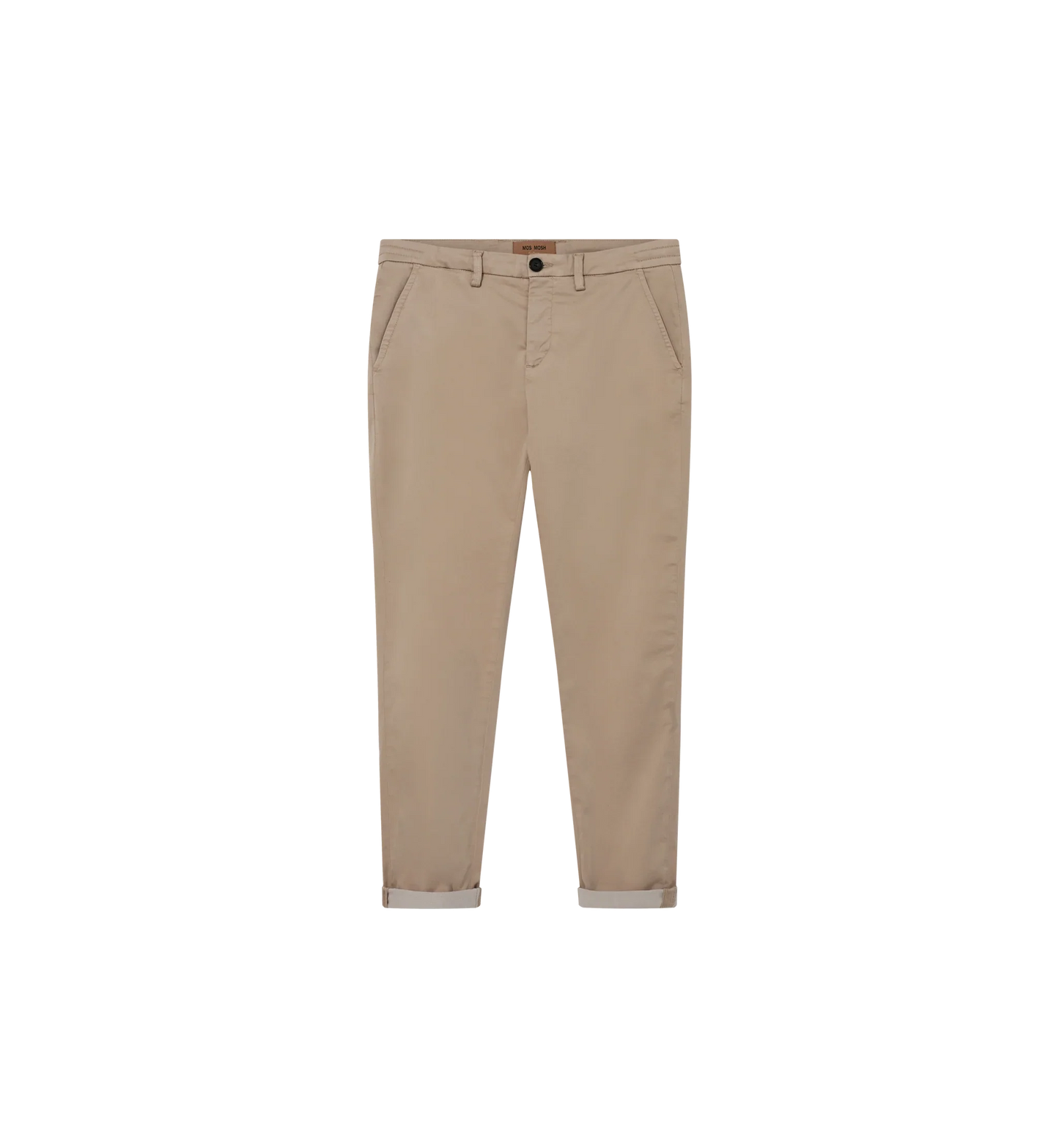 Mos Mosh Gallery Hunt Soft String Pant in Tan Cold-Kit – front view – available at Textile Apparel Kelowna