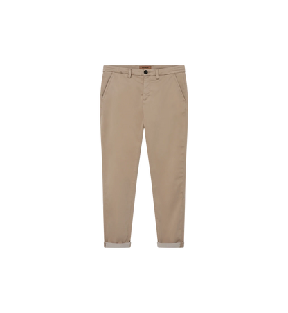 Mos Mosh Gallery Hunt Soft String Pant in Tan Cold-Kit – front view – available at Textile Apparel Kelowna