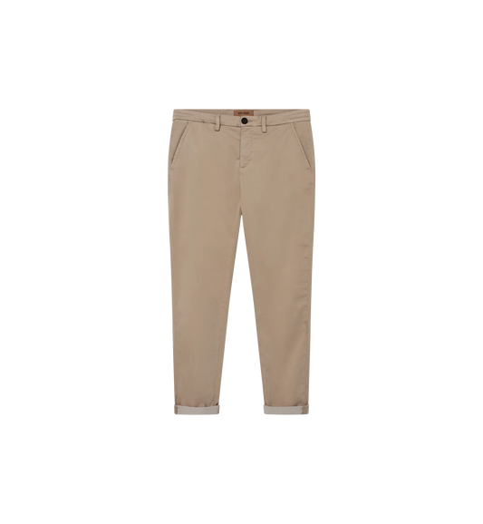 Mos Mosh Gallery Hunt Soft String Pant in Tan Cold-Kit – front view – available at Textile Apparel Kelowna