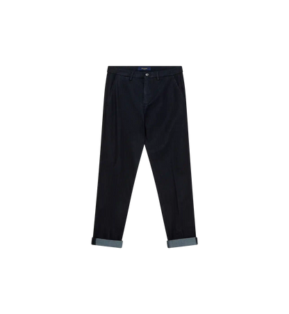 mos mosh gallery hunt comfy pant in dark blue front flatlay
