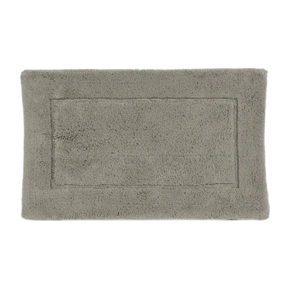Gray bath mat on a white background