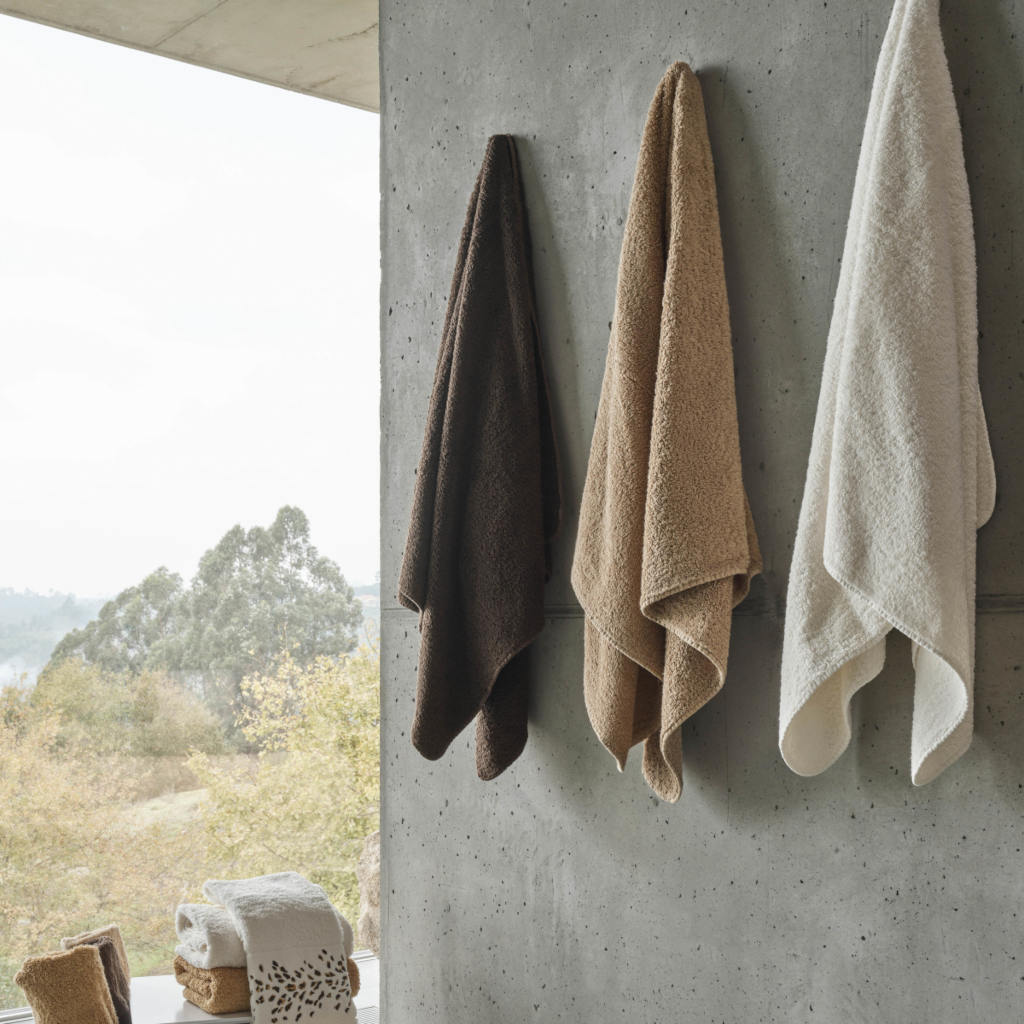 Abyss & Habidecor Super Pile Towels, Hanging on a wall