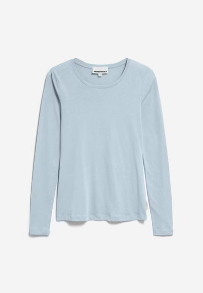 Armedangels - FW24 - Enriccaa Soft  in Morning Sky - display front 2