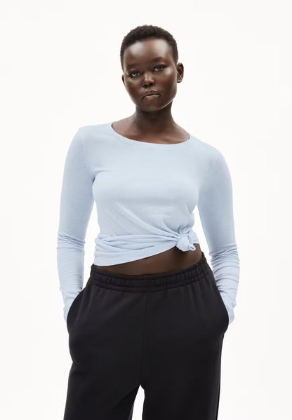 Armedangels - FW24 - Enriccaa Soft  in Morning Sky - front 5