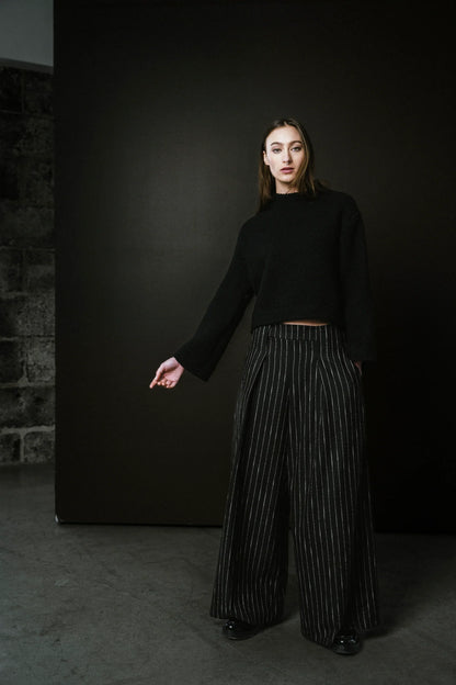 Nancy Pant in Pinstripe