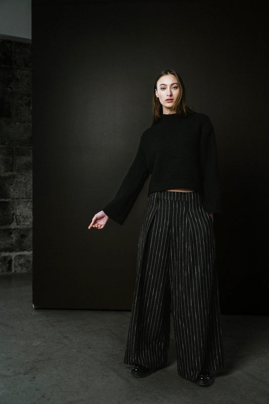 Nancy Pant in Pinstripe