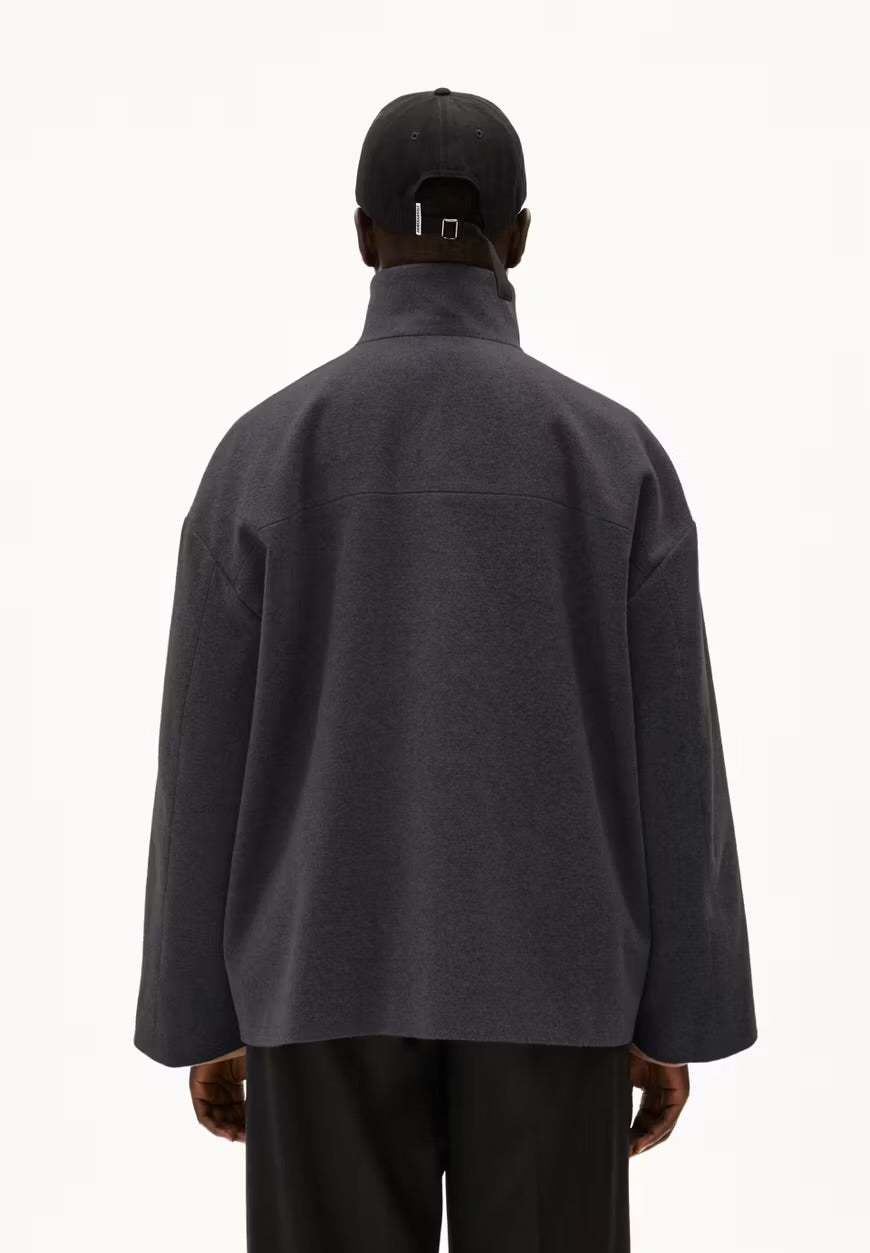 FW24 - Armedangels - Majelaa Jacket in Steel Melange - back 4 