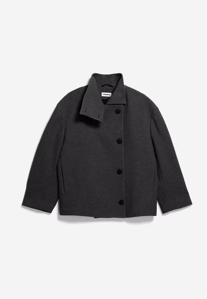 FW24 - Armedangels - Majelaa Jacket in Steel Melange - front display 6 