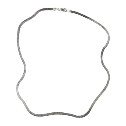 Boa Bijoux Flo Herringbone Chain Silver Sterling