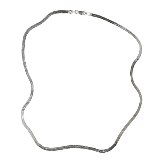 Boa Bijoux Flo Herringbone Chain Silver Sterling
