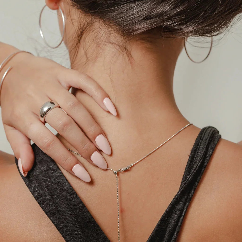 Boa Bijoux - SS24 - Duomo Dome Ring in SIlver Sterling - on model 2 