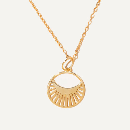 Boa Bijoux - SS24 - Surya Necklace Gold Vermeil  - close-up 2