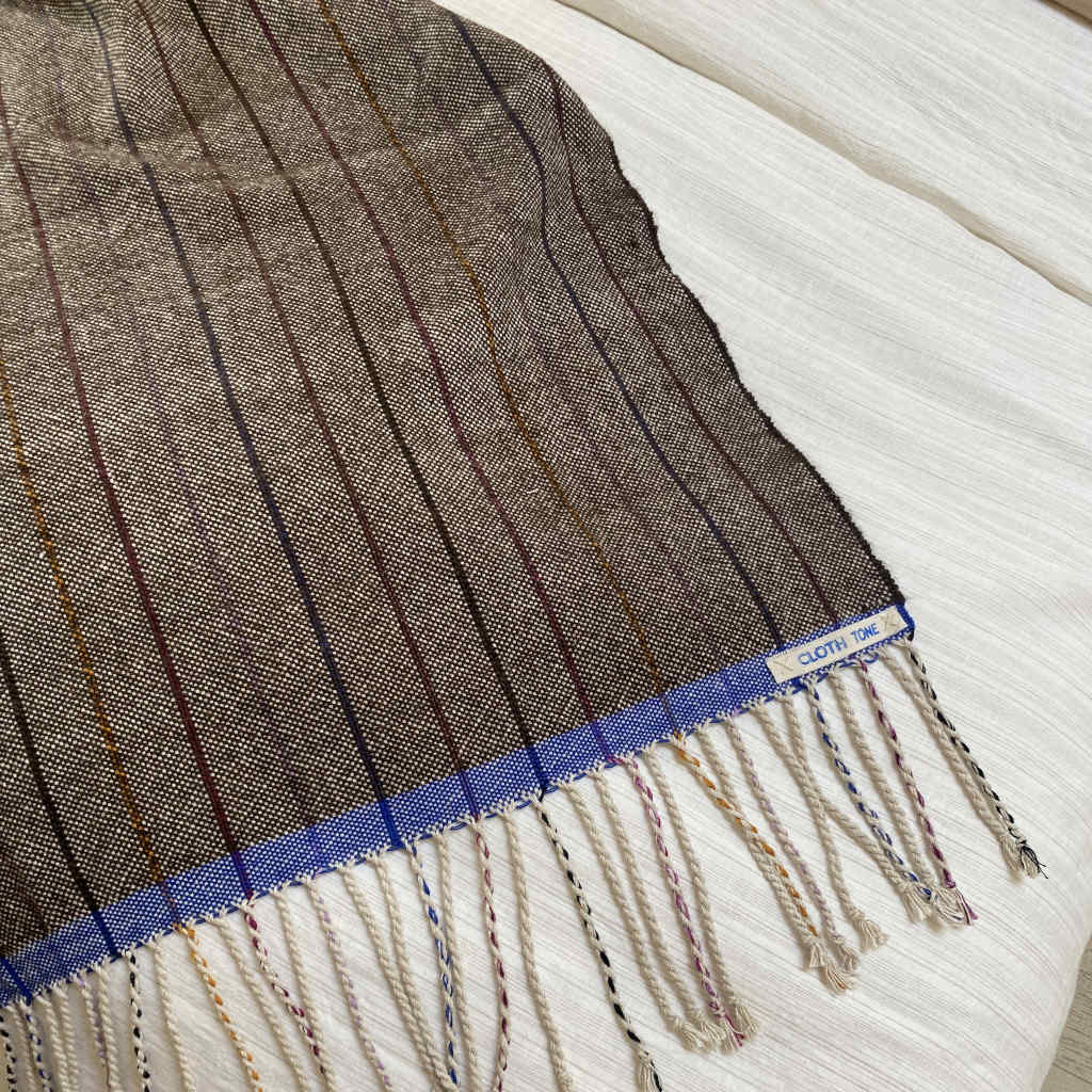Field Cloth Handwoven Alpaca Throw | Walnut