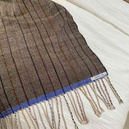 Field Cloth Handwoven Alpaca Throw | Walnut