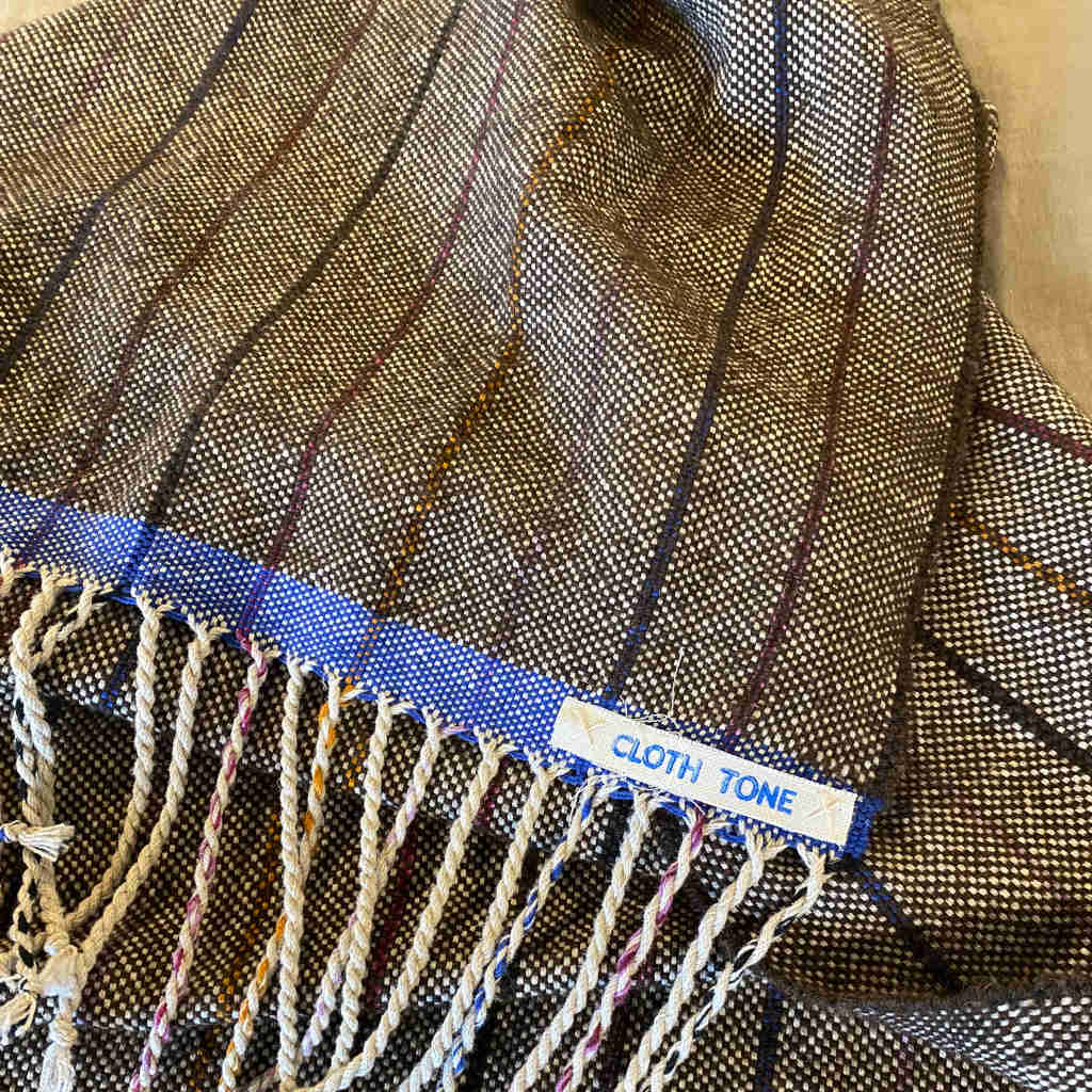 Field Cloth Handwoven Alpaca Throw | Walnut