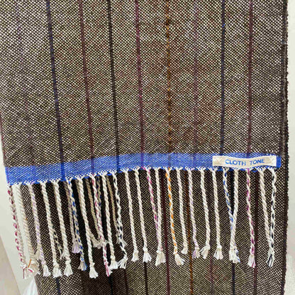 Field Cloth Handwoven Alpaca Throw | Walnut