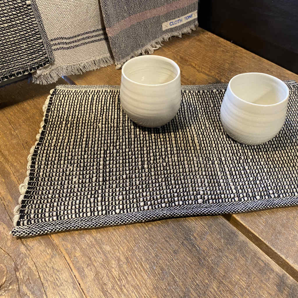 Wabi Sabi | Handwoven Linen & Cotton Placemats | Set of 2