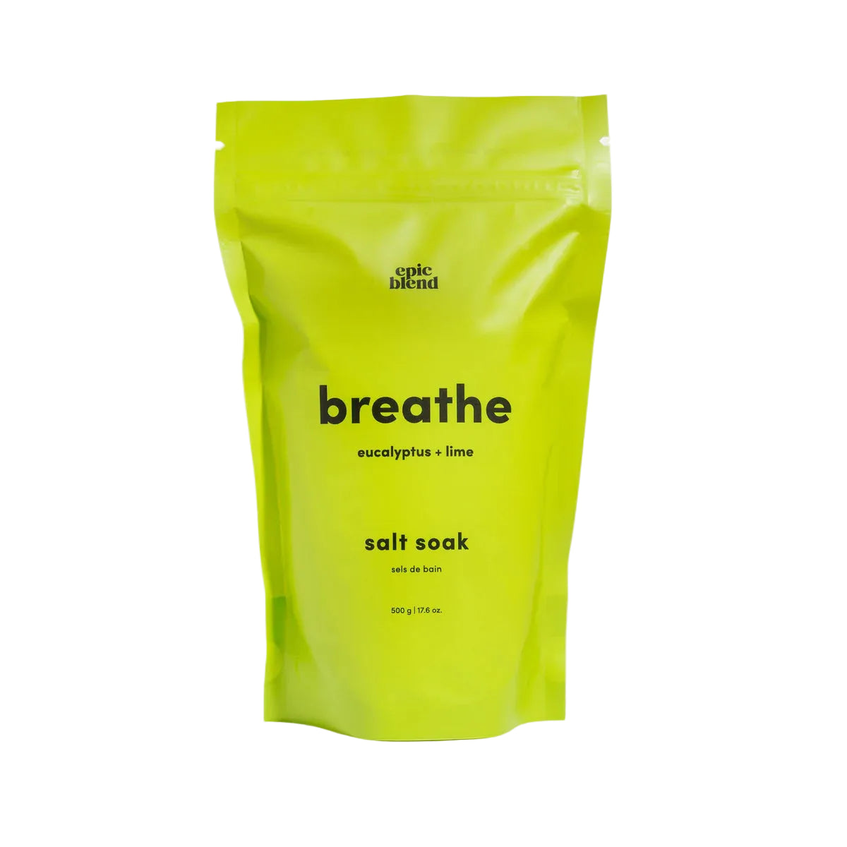 Epic Blend Breathe bath salt soak, 500g