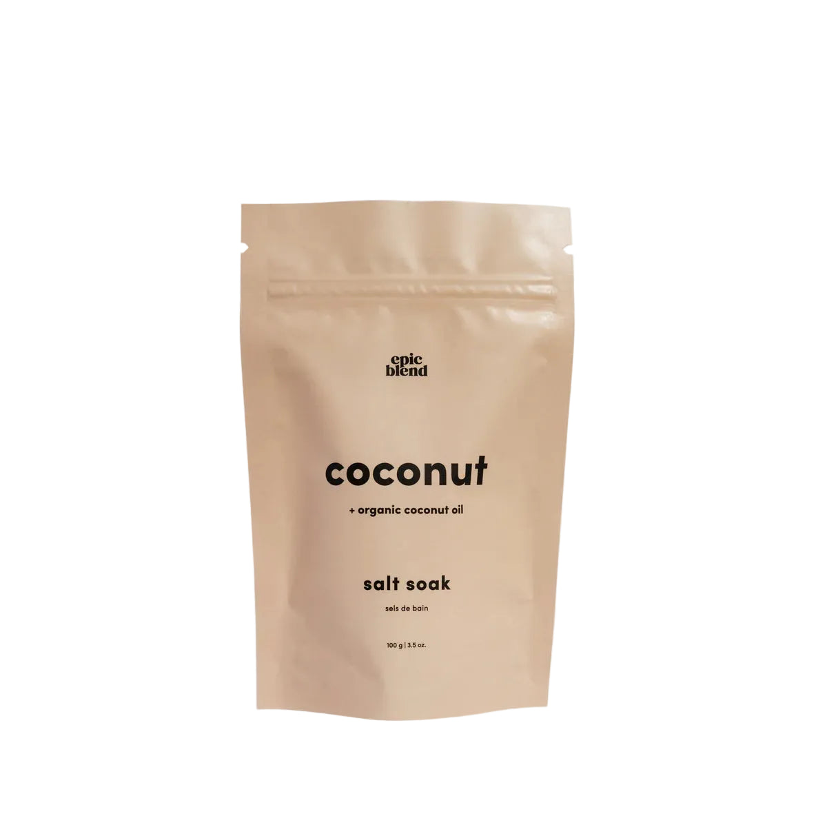 Epic Blend Coconut bath salt soak, 100g