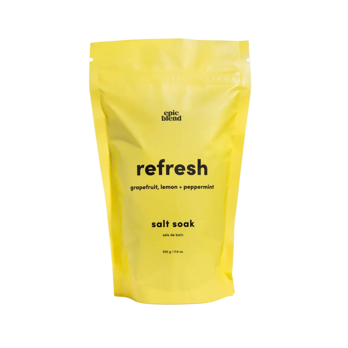 Epic Blend Refresh bath salt soak, 500g