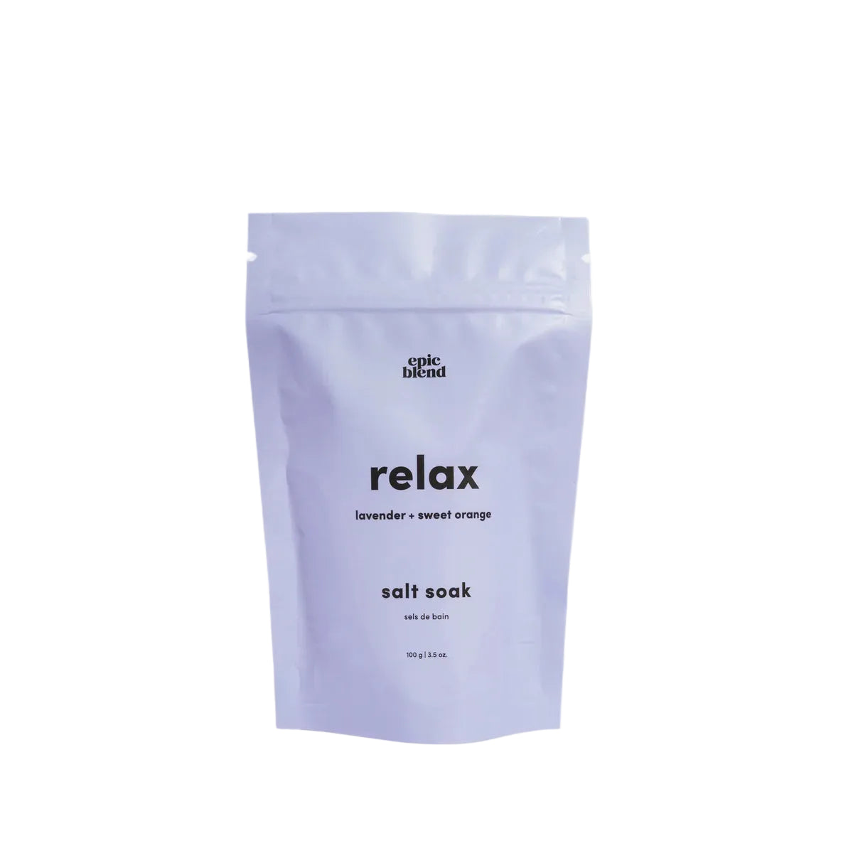 Epic Blend Relax bath salt soak, 100g