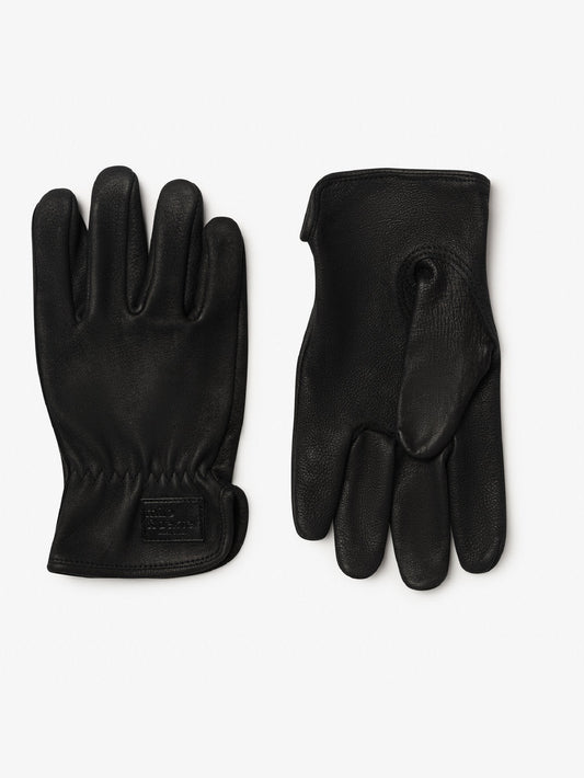 FW24 - Milo & Dexter - FW24 - Heritage Work Leather Gloves in Black