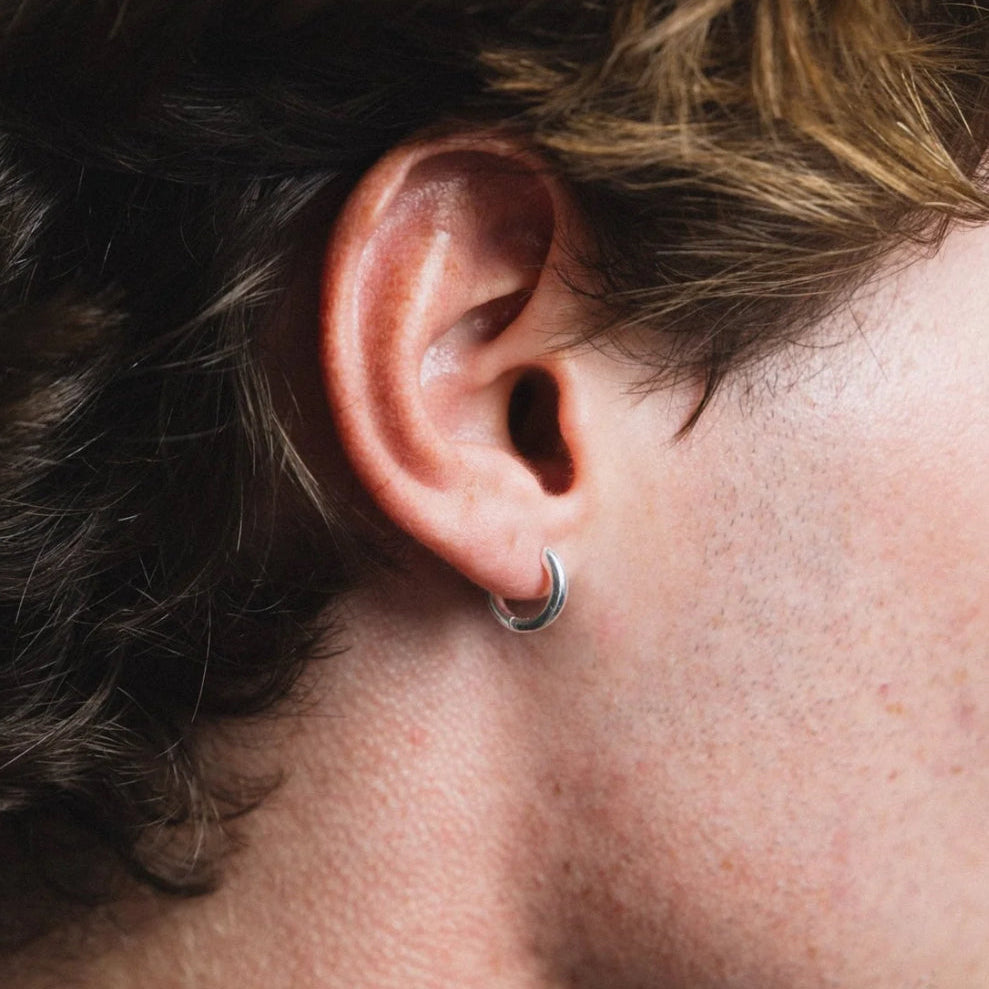 Huggie Hoops | Sterling Silver