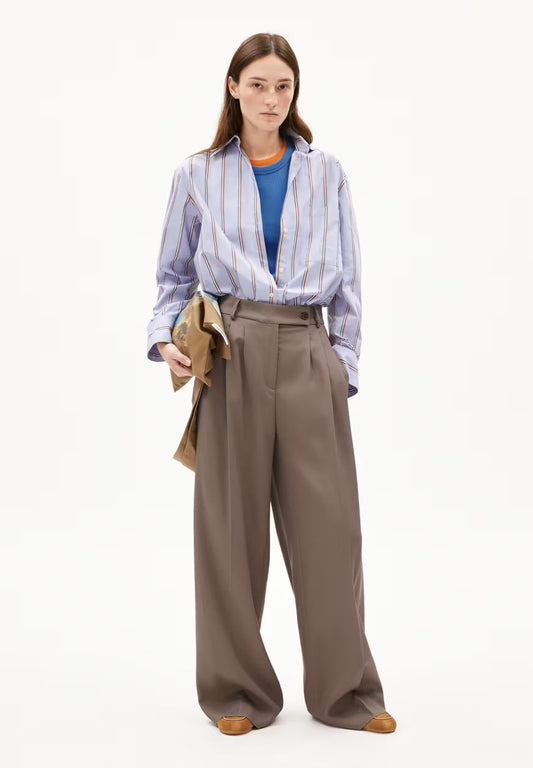 KAAYUA Pants in Walnut Cream - Wide Leg