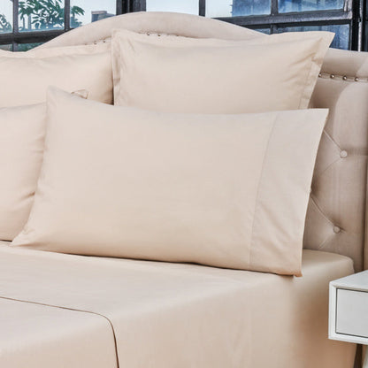 Cuddle Down Percale Deluxe Bedding in Oat