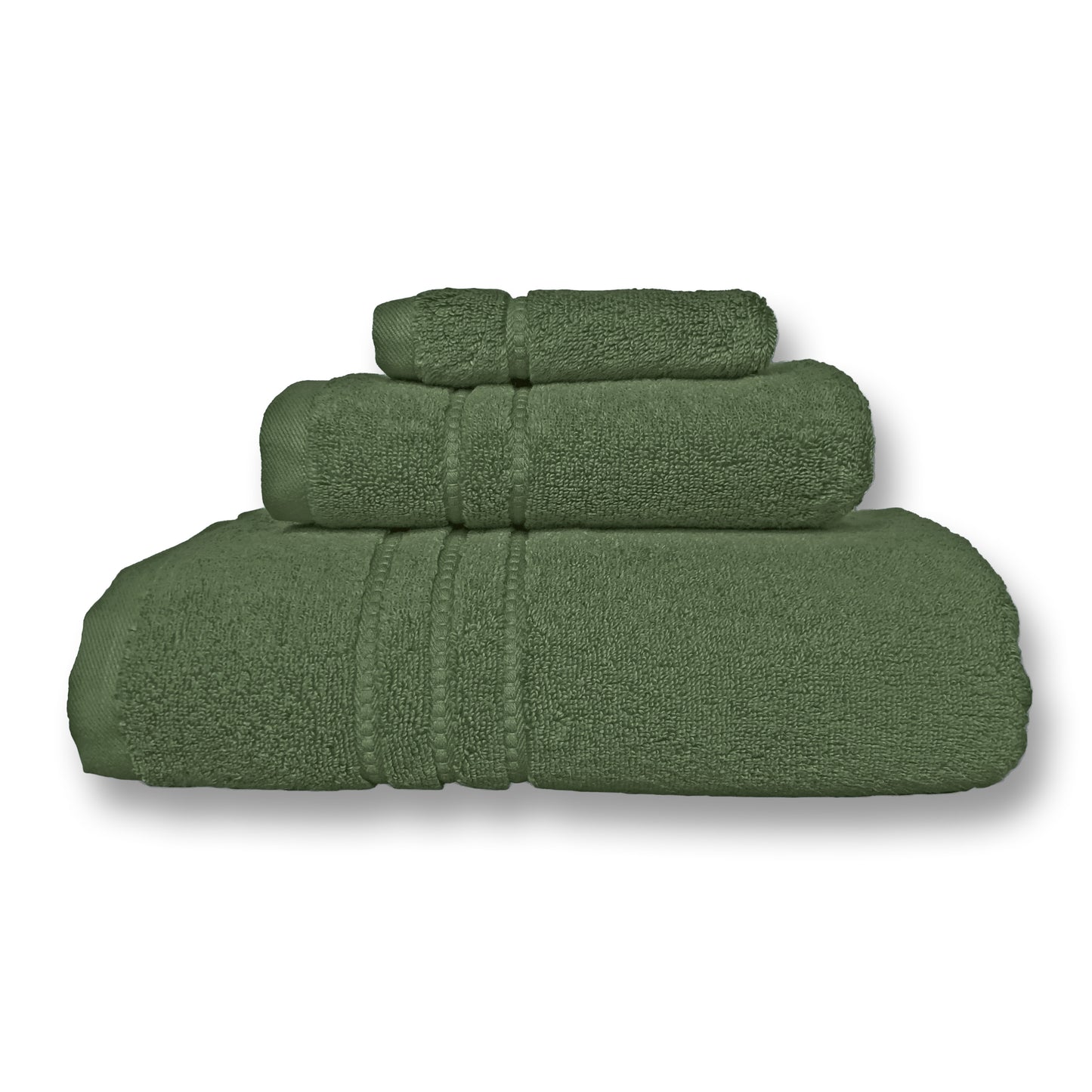 Cuddle Down Portofino Towel in Moss