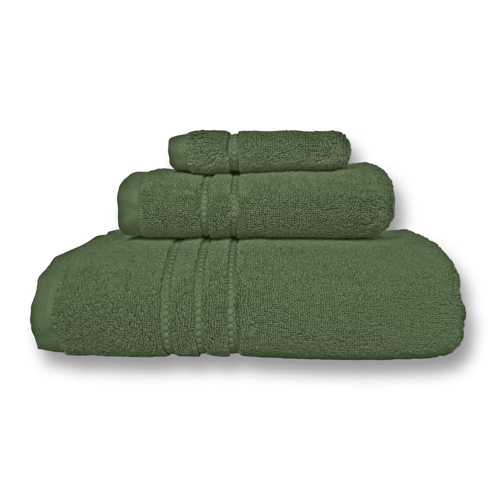 Cuddle Down Portofino Towel in Moss
