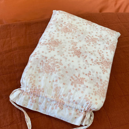 Hand Block Printed Cotton Duvet Cover | Queen