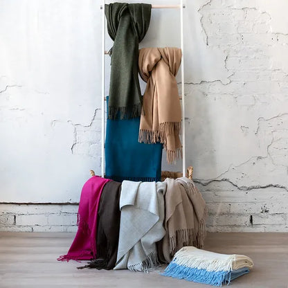 St Geneve Alfie Alpaca Throw Collection