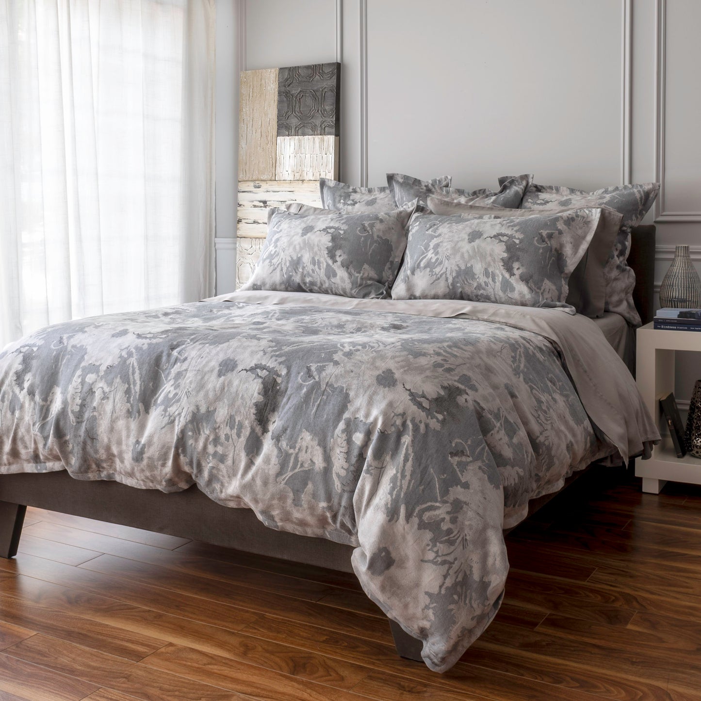 St Geneve Blossom Duvet Cover in Moonlight