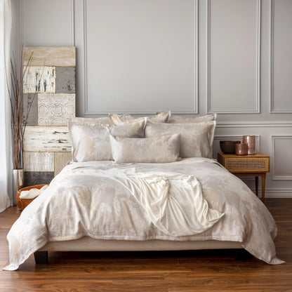 St Geneve Blossom Duvet Cover in Parchment