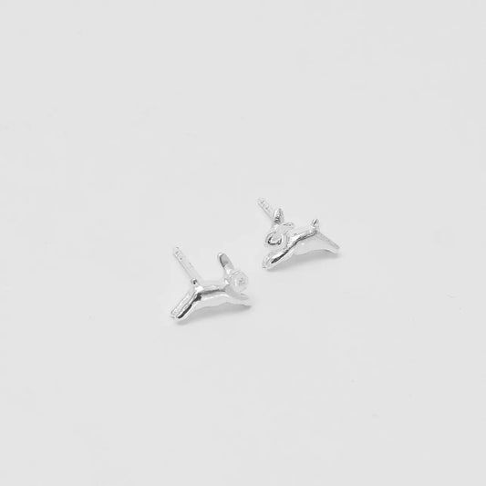 Bunny Stud Earrings | Sterling Silver