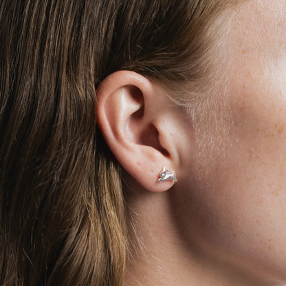 Bunny Stud Earrings | Sterling Silver