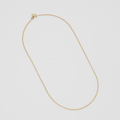 Elongated Curb Chain in Gold from Wolf Circus
