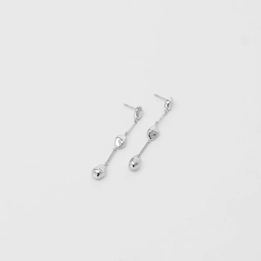 Felipa Earrings in Sterling Silver from Wolf Circus