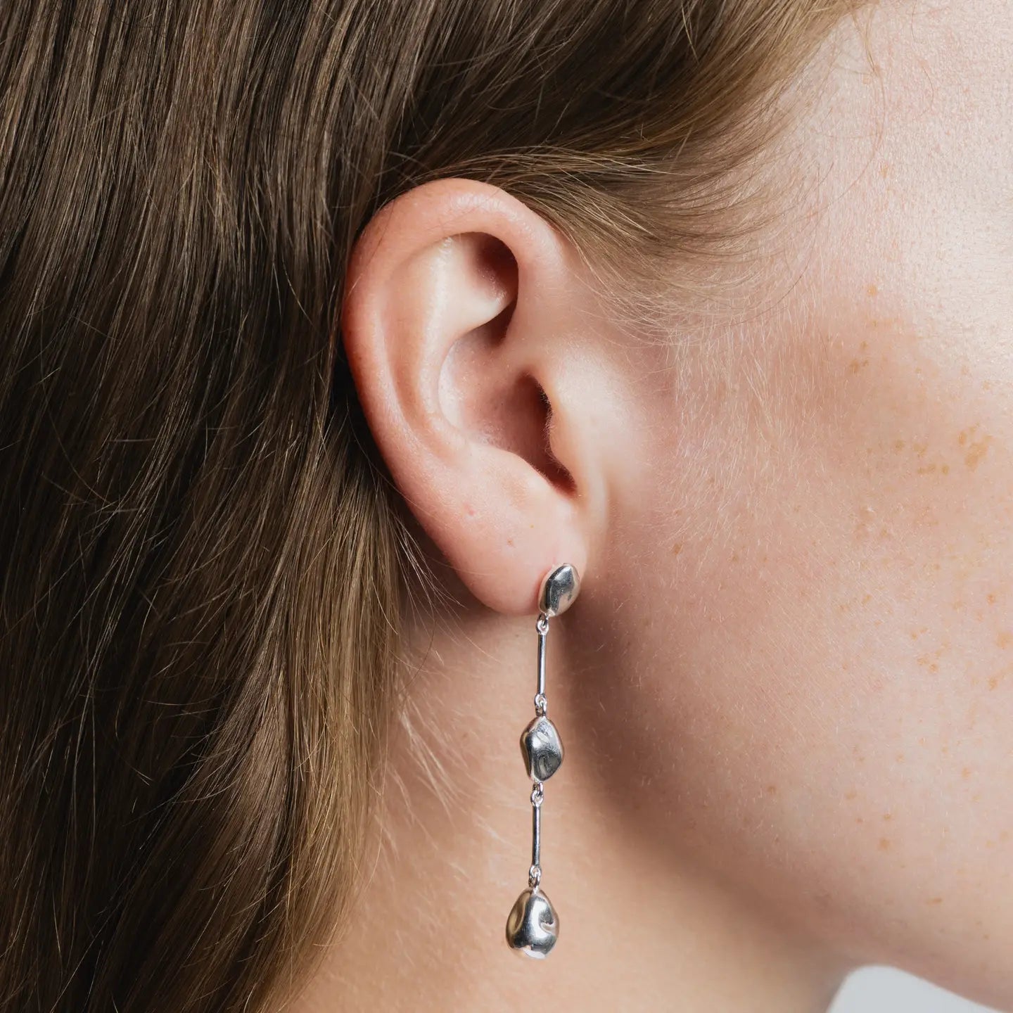 Felipa Earrings in Sterling Silver from Wolf Circus, Lifestyle